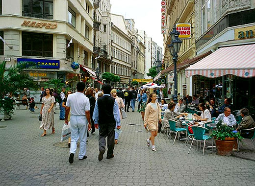 Будапешт, улица Ваци
